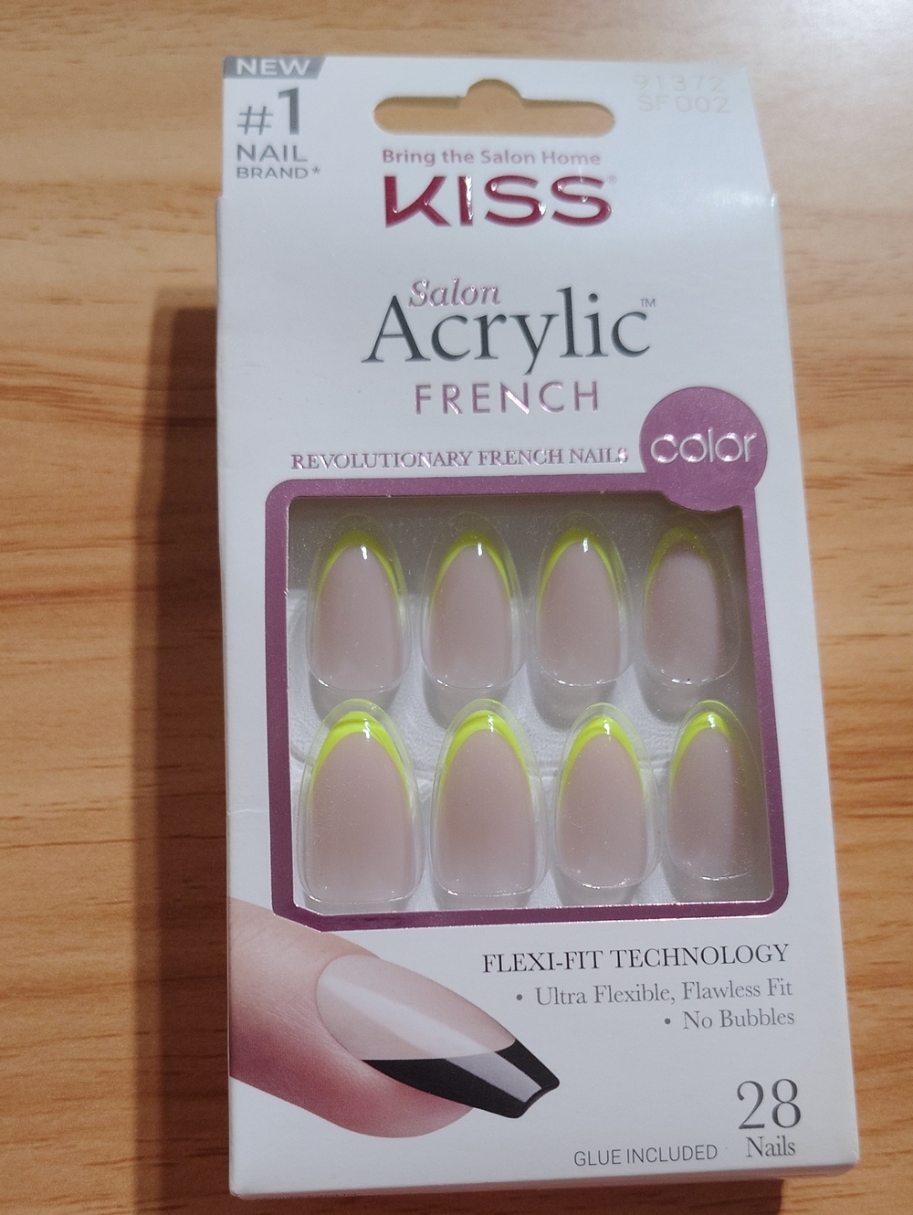 Kiss Color French Press On Nails Size Medium